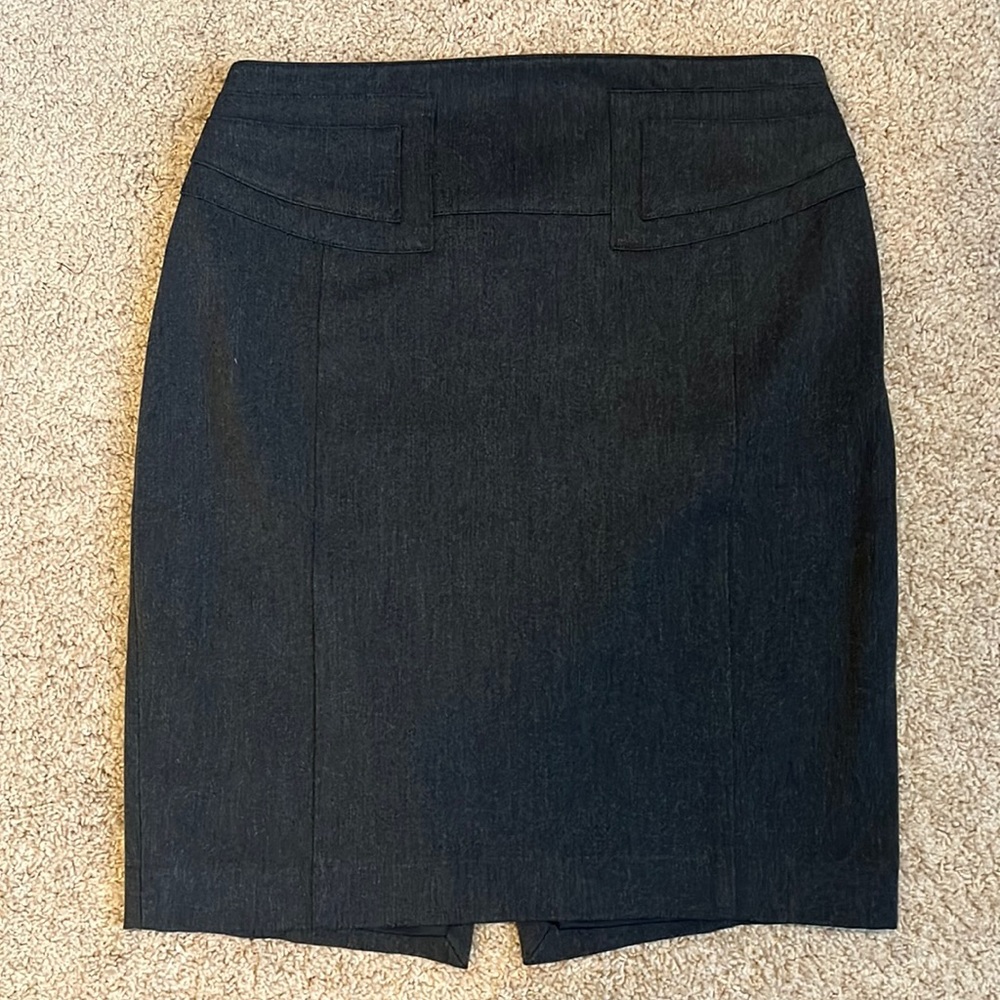 Express Gray Side Zip Pencil Skirt‎ Size 8
